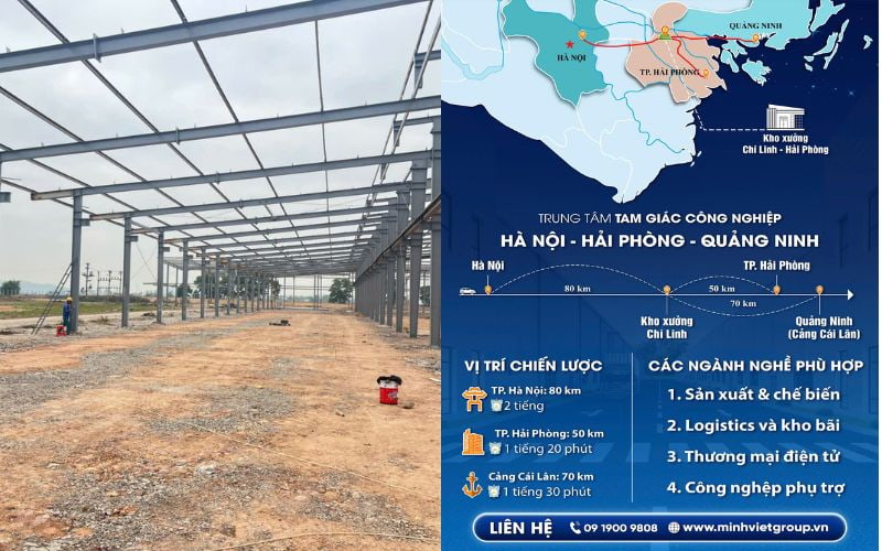 Xưởng nằm ở khu trung tâm, có vị trí thuận lợi